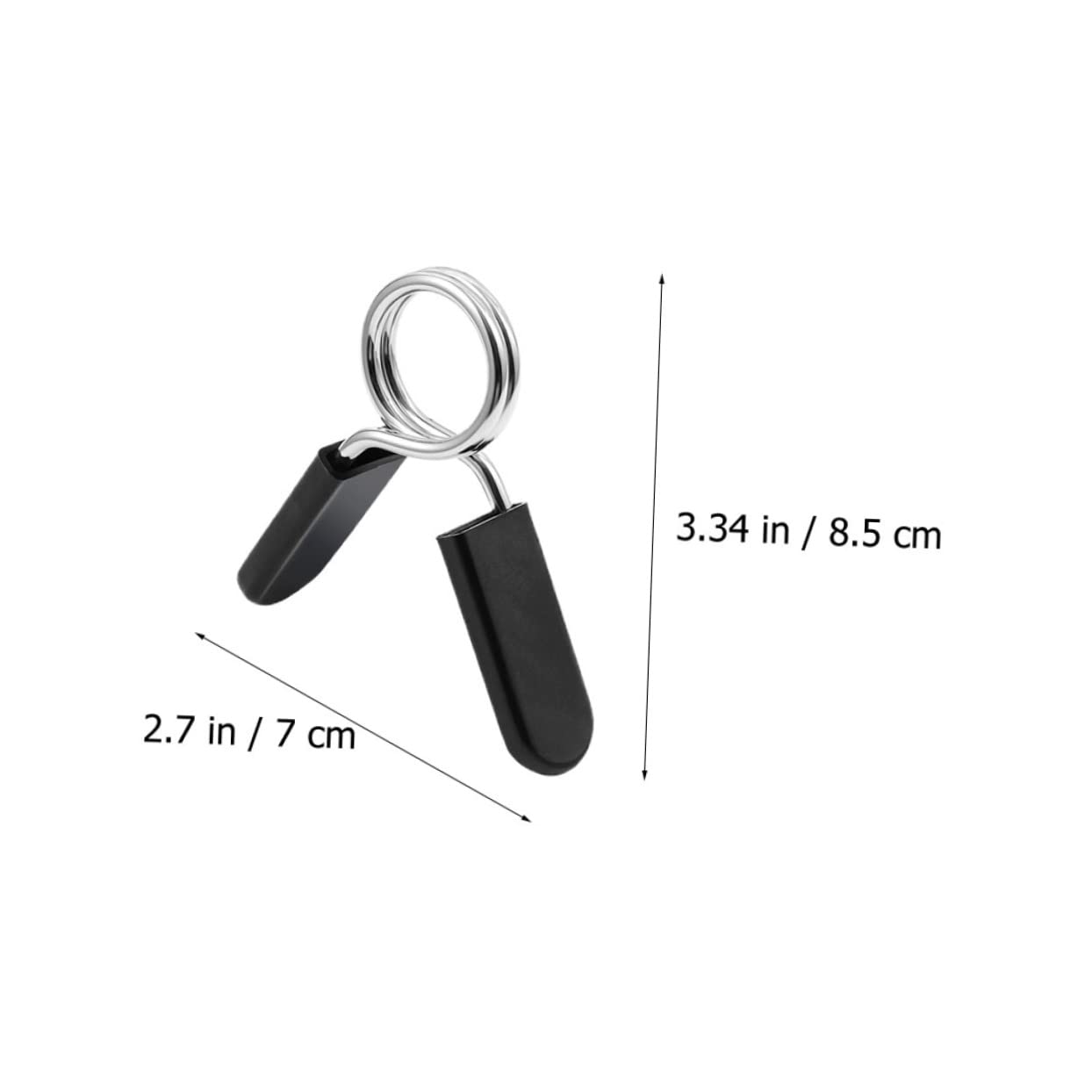 BESPORTBLE Barbell Clamp Set 6 Pcs Dumbbell Bar Buckle Locking Collar Clips Bar Spring Lock Collars Weight Lifting Gym Accessory