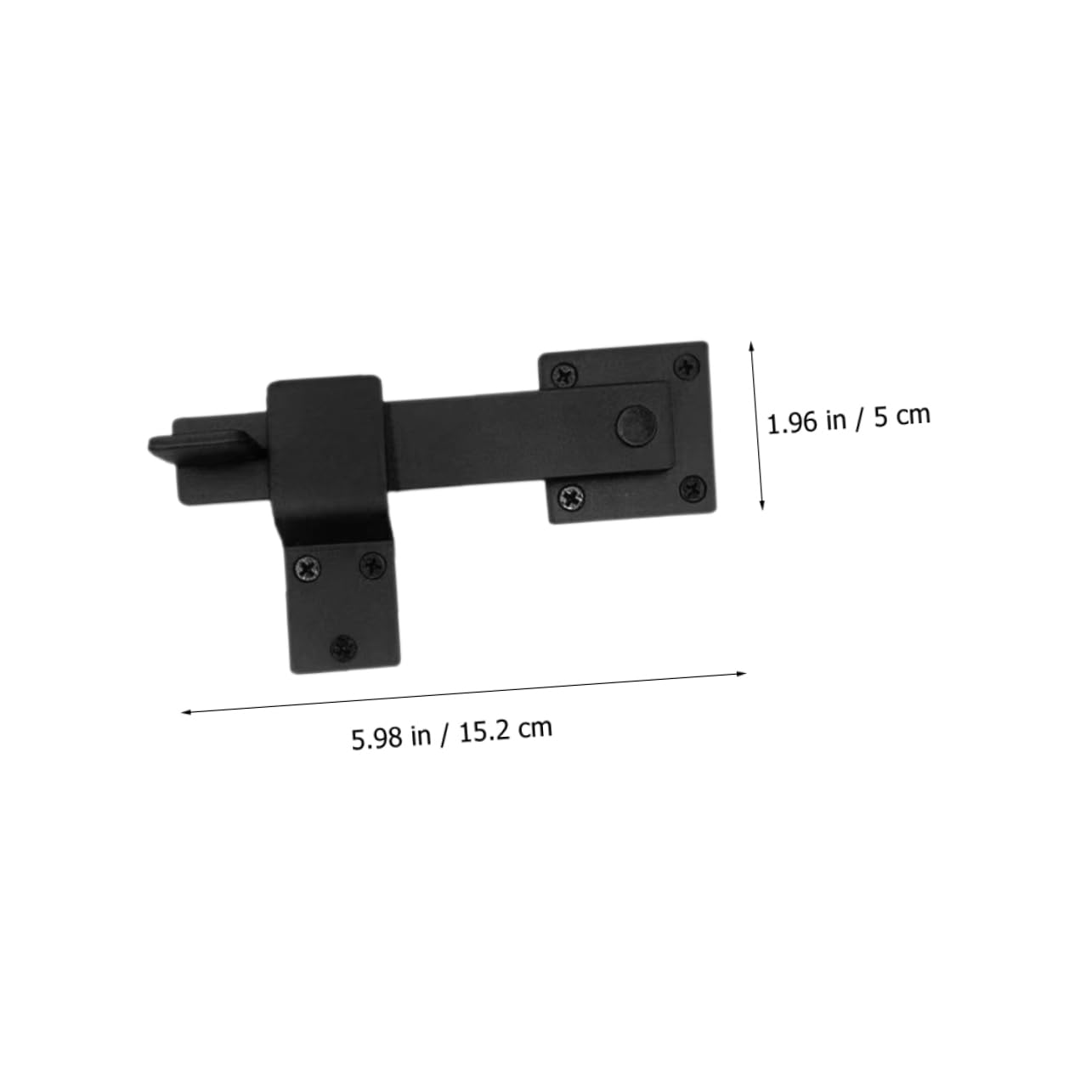 HOMSFOU 5ensembles Loquet De Porte Forgé Serrure Coulissante Pour Porte De Grange De Accessoires Métalliques Pour Et Portails Design Américain