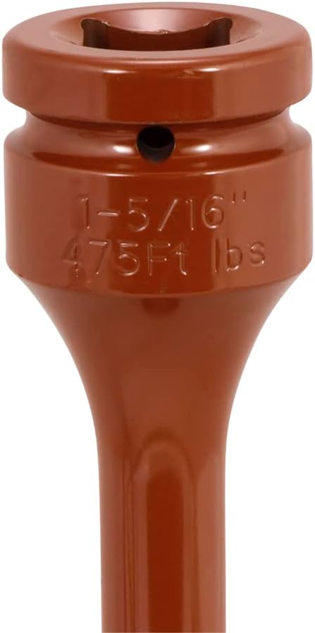 AFF Torque Limiting Socket, 1" Drive, 475 ft/lb, 33mm-1-5/16, Brown, 40402
