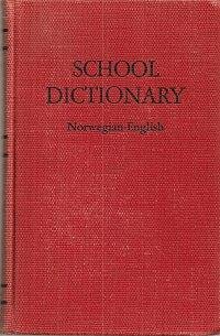 Hardcover Norwegian-English School Dictionary Book