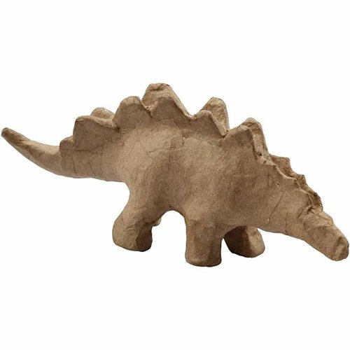 Pappmach&eacute;-Figur, Stegosaurus, ca.10,5x22x5,5cm [Spielzeug]