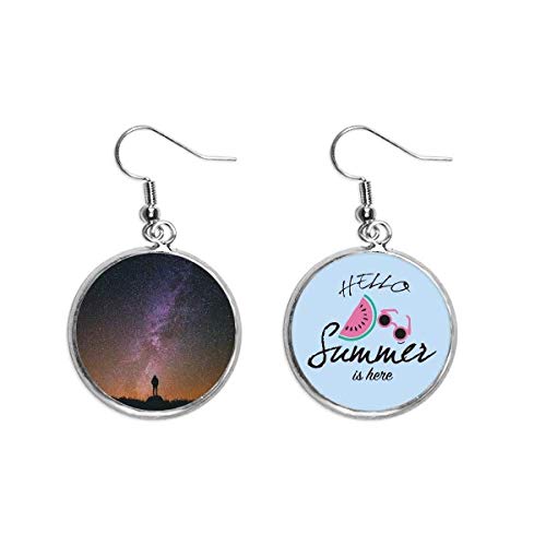 Pendientes de sandía estilo cielo nocturno ideales para tus looks de verano