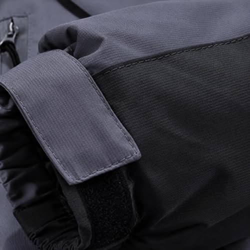 Ski Jacket Men Water Repellent Fleece Lined Snow Coat with Detachable Hood - image 2