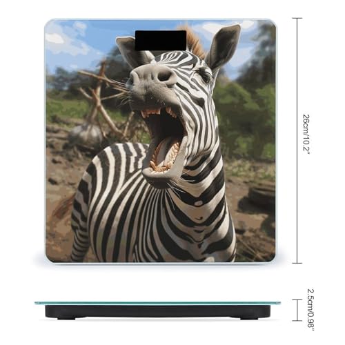 Báscula digital de baño con plataforma de vidrio templado miniatura 2