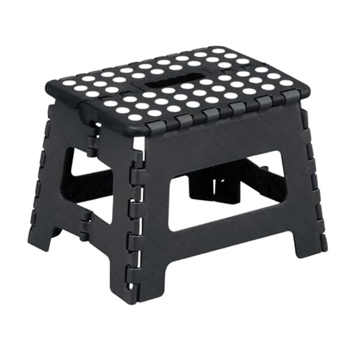 25cm Folding Step Stool - Heavy-Duty 150kg Capacity, Lightweight Portable Stool for Home, Office, and Garden - Non-Slip Design, Easy Storage
