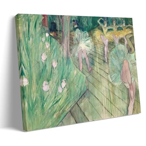 Tableau de ballet Toulouse-Lautrec 1886 déco chic sur toile canvas 60x90cm