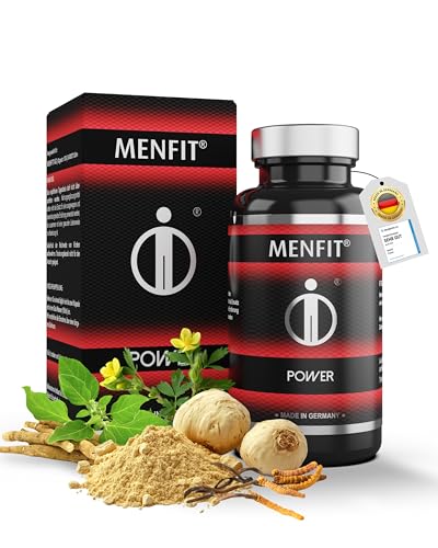 MENFIT® Power – Für Energie & Ausdauer – Mit Tribulus, Maca, Ashwagandha, Cordyceps – mit...