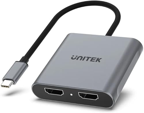 UNITEK V1404B | TYPE-C TO DUAL HDMI2.0 4K @60HZ ADAPTER