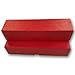 3 Red single row storage boxs for 2x2 coin holders by Generic
