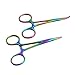 AAProTools Set of 2 Multi Color Rainbow Mosquito Hemostat Forceps 3.5