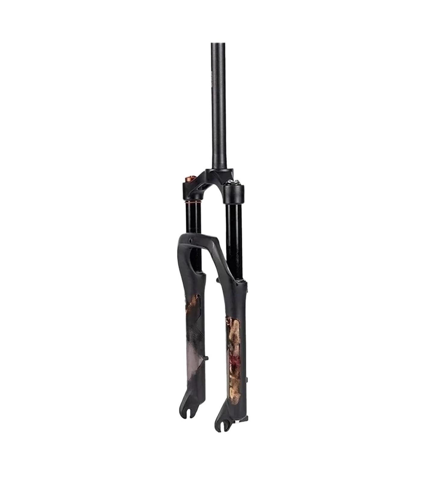 MTB Fork 20 * 4.0 Fat Bike Air Fork Single/Double Shoulder 20inch Suspension Fork Disc Brake 9 * 135mm Snow Front Fork Bicycle Parts(20x4.0-Single)