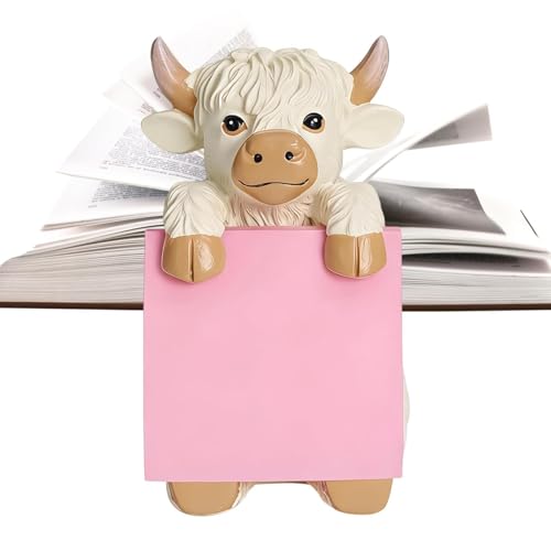 Bloc-notes super adhésif vache Highland de 100 feuilles pour l'organisation de bureau