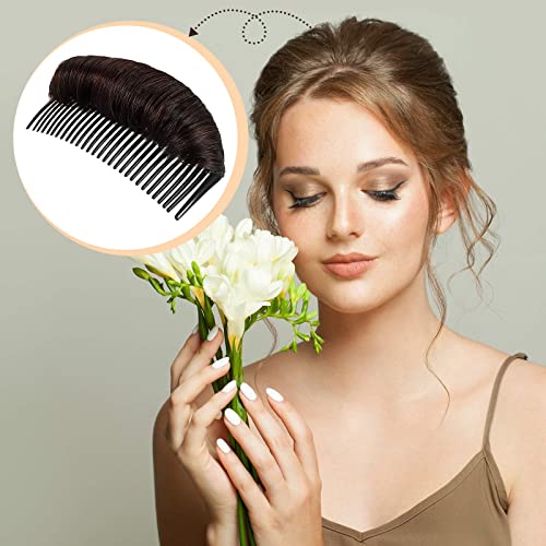Pinzas invisibles para cabello 3 piezas color marrón claro miniatura 5