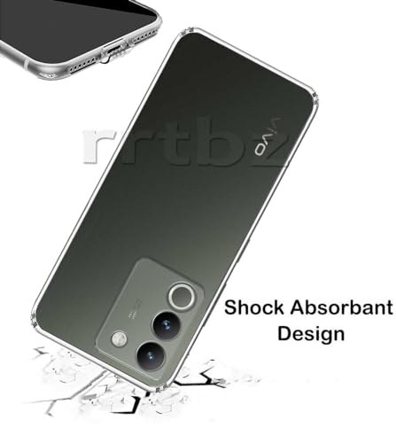 Image of Soft Silicone TPU Back Cover Compatible with Vivo Y200 5G