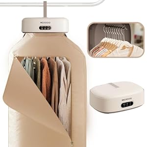 Mojoco Portable Clothes Dryer – Portable Dryer for Apartment, RV, Travel – Premium Mini Dryer Machine for Light Clothes, Underwear, Baby Clothes – Quick and Easy to Use Small/Compact Dryer Machine