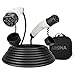 Produktbild ABSINA Typ 2 Ladekabel 22kW & 32A für Hybrid & Elektroauto - 7,5 Meter Auto Ladekabel Typ2 3 phasig - Mode 3 Ladekabel - Kompatibel mit Model 3, e-Up, ID.3, Zoe, EQ fortwo, Kona Elektro, ID.4 UVM
