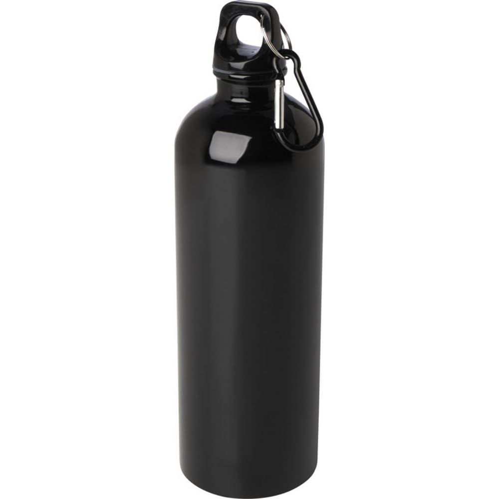 Floso Solid Black Oregon Stainless Steel Single Wall 750Ml Water Bottle (One Size) (Solid Black)