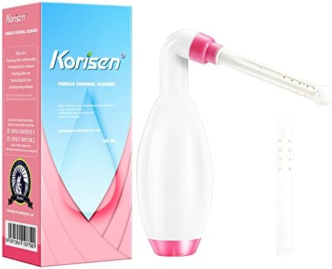 Korisen Multi-functional Douche Bottle For Women,Reusable,Upside Down Peri Bottle for Postpartum Care,Travel Size Vaginal Douche,Cleansing for Mom After Birth