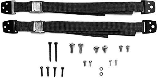 Tv And Furniture Anti-Tip Straps (Heavy Duty Strap And All Metal Parts) (2 Pack, Black) #TOP3