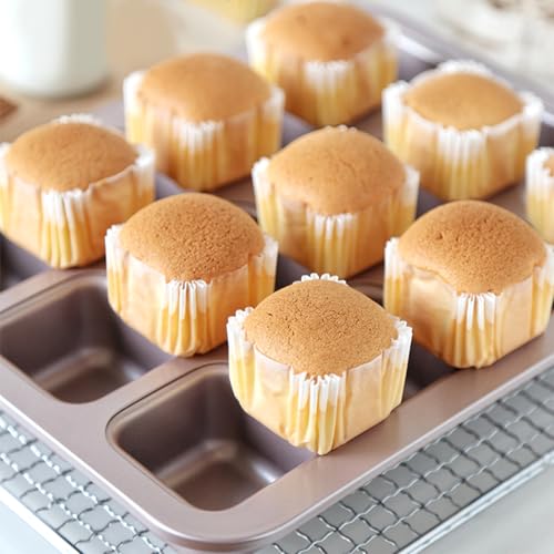 Caissettes carrées en papier pour cupcakes sans odeur, fini les gâteaux gras qui collent