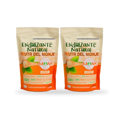 Consejos para Comprar Frutas al mejor precio. 33 Two pack: Monk®: Endulzante natural fruta del monje (monk fruit) 400 g.