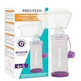 INHALATION DOUCE ET NATURELLE - Sa conception favorise une excellente respirabilité, permettant une inspiration aisée et profonde du médicament, ce qui améliore le confort et l'observance du traitement.