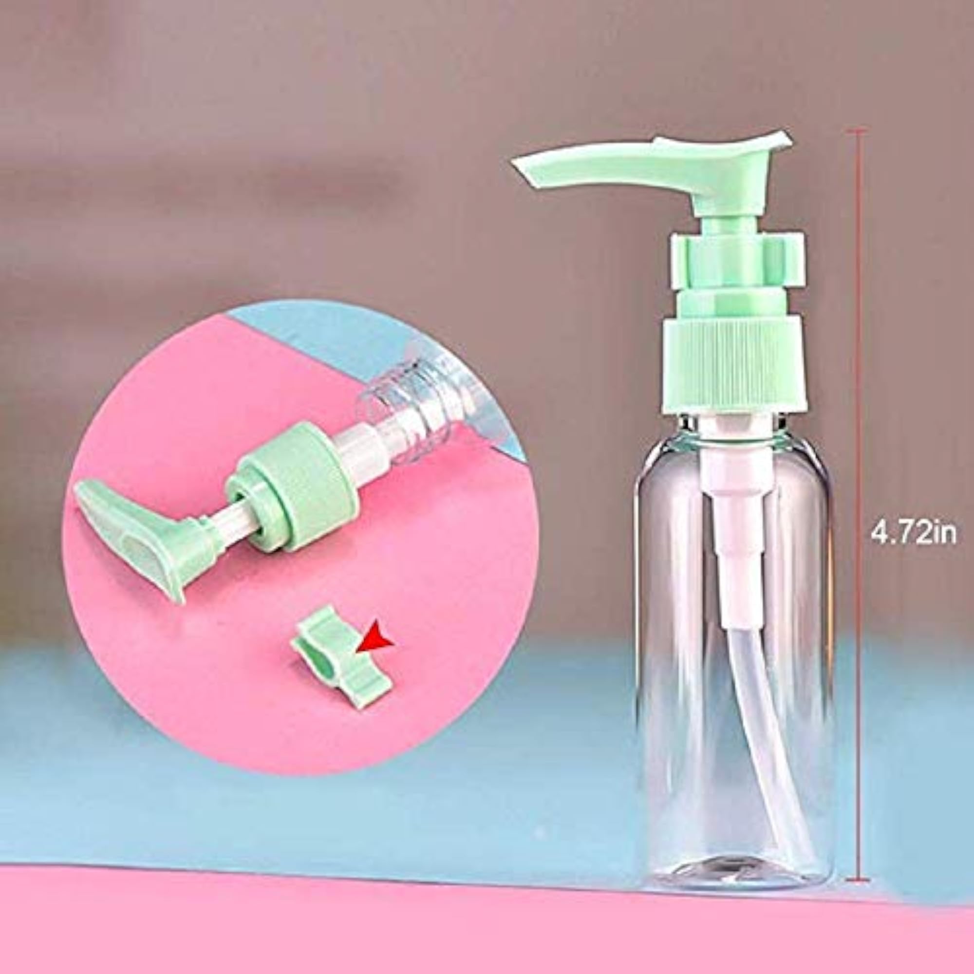 Leak Proof Travel Bottles for Makeup and Toiletries