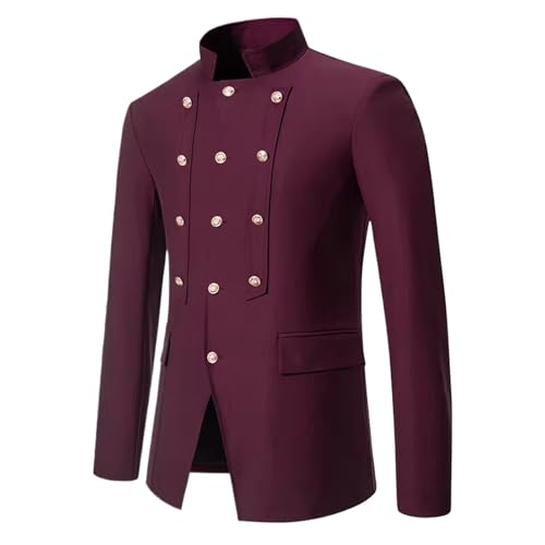 Blazer pour homme WOLONG au style vintage et décontracté chic