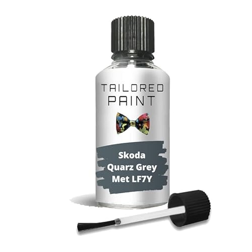 For Skoda 2000-Present Quarz Grey Met LF7Y Touch Up Paint Repair 30ml Bottle (Touch Up)