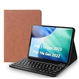Clavier iPad 11 génération 2025 : cet étui avec clavier italien compatible uniquement avec le design de la tablette iPad 11e génération 2025 (numéro de modèle : A3354 A3355 A3356)), iPad 10a Generation 10,9 pouces 2022 (modèle : A2696/A2757/A27777)(iPp) (iPp) (iPp) (iPp) Encens non inclus)