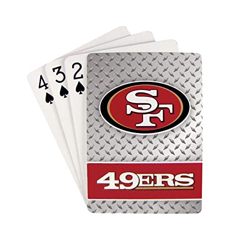 San Francisco 49ers Playing Cards Diamond Plate