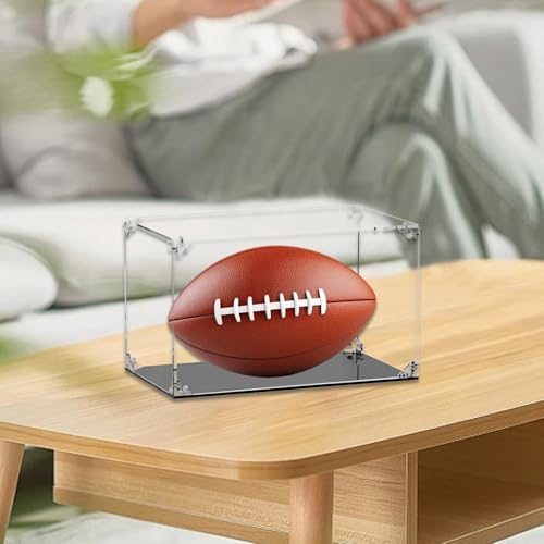 Étui de football signé en acrylique transparent pour la protection de ballon