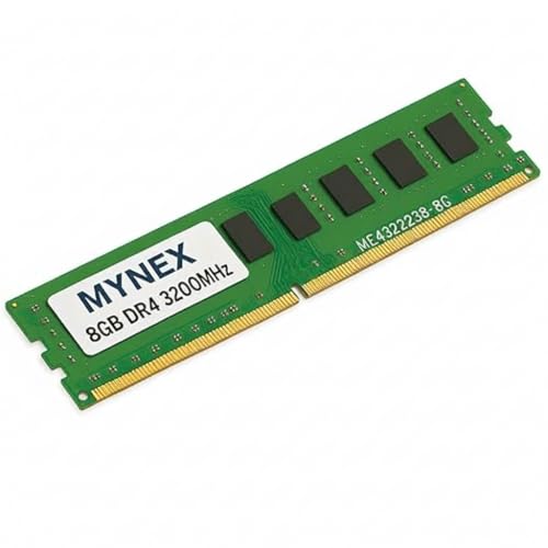 Image of MYNEX 8GB DDR4 3200MHz Desktop RAM | High Performance | Plug-and-Play | ME432N22S8-8G