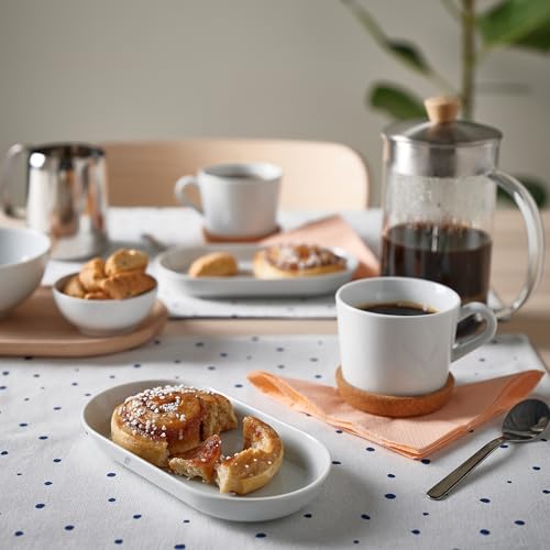Assiette de service de table ProTuning 365+ blanche en céramique durable - 3