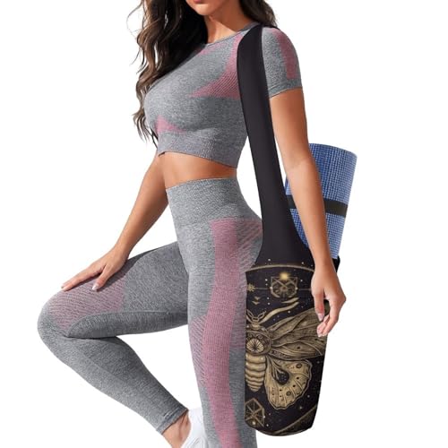 Sac tapis de yoga en toile supérieure d'une grande résistance avec sangle de portage