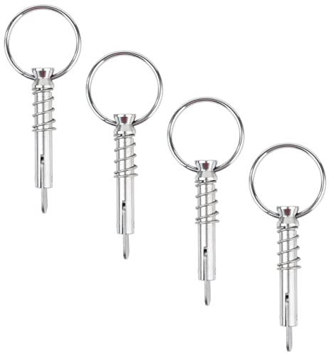 Atibin Marine Quick Release Pin Stainless Steel Bimini Top Pin Boat Removable Deck Release Pin Hardware Yacht SUS316 4pcs