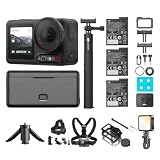 DJI Pack Aventura Osmo Action 5 Pro, cámara acción 4K para Viajes/Vlogs