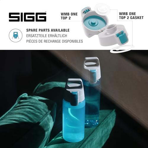 Sigg Total Color Aqua, Sport Trinkflasche, 0.6 L, Tritan, BPA frei, Aqua – Ansicht 4
