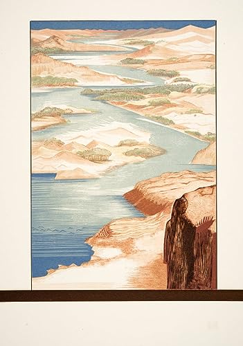 Illustration Prométhée Enchaîné par François Louis Schmied sur Toile Premium