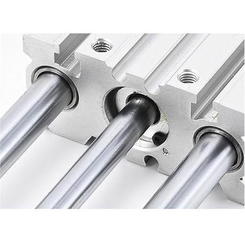 Vérin pneumatique compact anti rotation avec guidage précis