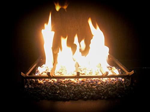 Dreffco 30" Great Oak Premium Realistic Vented Gas Logs Can Be Used With Ng Or Lp! Replacement Vented Gas Logs (Logs Only) #TOP3