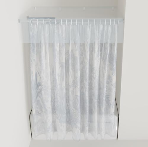 Sauna Steam Curtain | Transform Your Shower into a Personal Sauna | For Steam Baths & Spa Experience | Easy, Cost-Effective Sauna Solution for Relaxation and Wellness | Works with Shower Curtain Liner