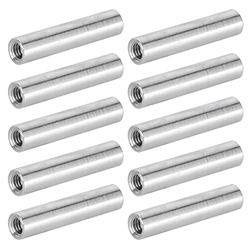 FTVOGUE Colonne en Alliage d'aluminium, Matériau anodisé, Diamètre Extérieur 6 Mm, Support Structurel pour Coins et Pièces (Longueur 32mm)