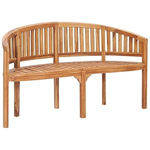 Gecheer Gecheer Bananenbank 151 cm Massivholz Teak Gecheer Gecheer Bananenbank 151 cm Massivholz Teak