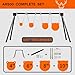Highwild AR500 Steel Targets System 3/8 Inch Thick Complete Steel Shooting Targets with Stand, 4