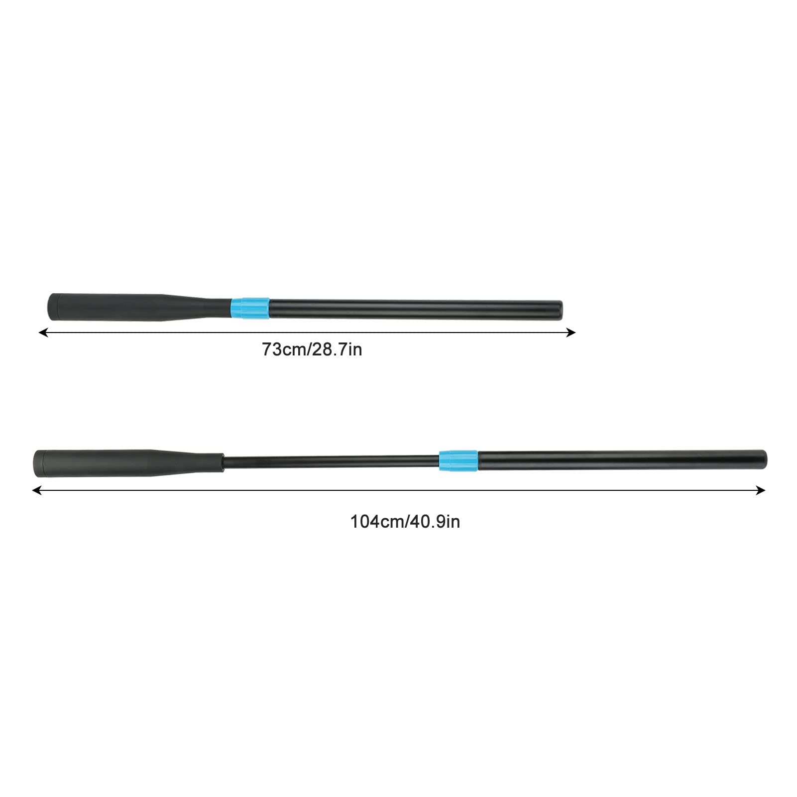 BORDSTRACT Extenseur Queue Billard Télescopique - Alliage Aluminium - Longueur Réglable 73-104cm