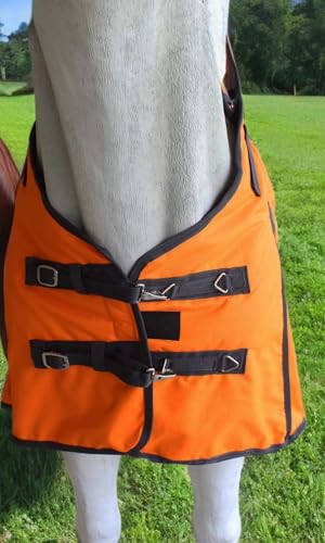Image of 1200D Horse Turnout Blanket Waterproof, Breathable, Heavy-Weight Winter Blanket with 300g Fill, Ripstop Outer Shell