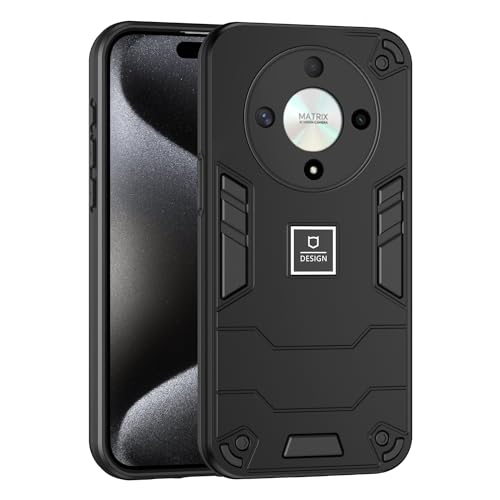 Coque Honor Magic5 Lite et X9a protection double couche noire