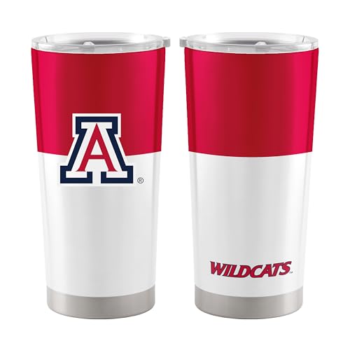 Image of Logo Brands 20 oz Powder Coat Tumbler- Insulated Tumbler with Lid for Water, Iced Tea or Coffee, Smoothie and More
