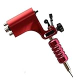 Rocsai Professional Handmade Tattoo Machine Kit Rotary Tattoo Machine Shader Liner Gun (Pink)